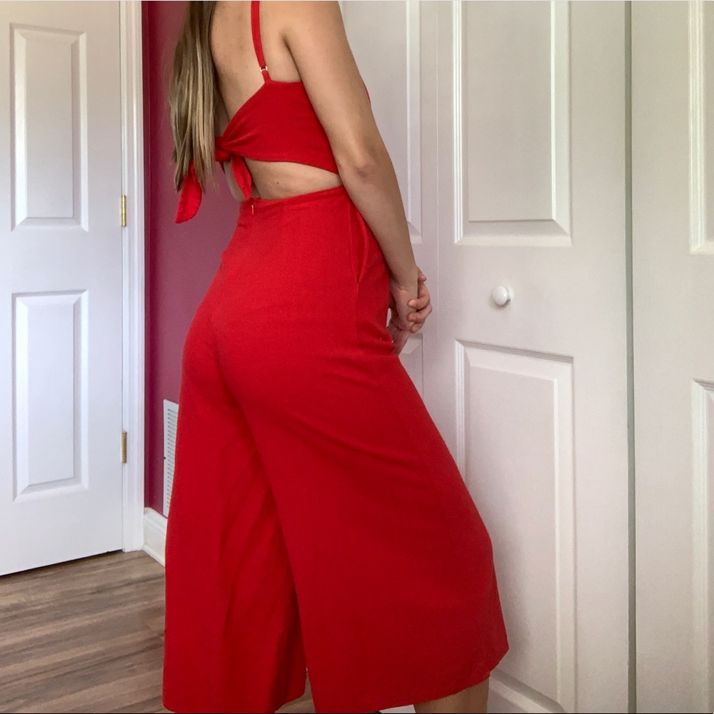 red princesspolly jumpsuit 🌹